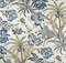 1 Yard Exotic Curiosity Porcelain Tropical Upholstery Fabric 54 Inches Wide